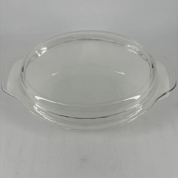 Anchor Hocking Fire King #433 Blue Cornflower 1.5 qt Casserole Dish w/Lid Gift - Picture 3 of 12